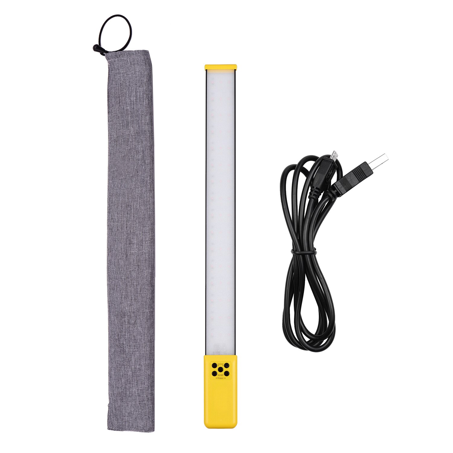 Lightweight Handheld LED Light Tube Photography Fill-in Light Lamp 3000K-5700K Dimmable CRI95 Built-in Rechargeable Battery