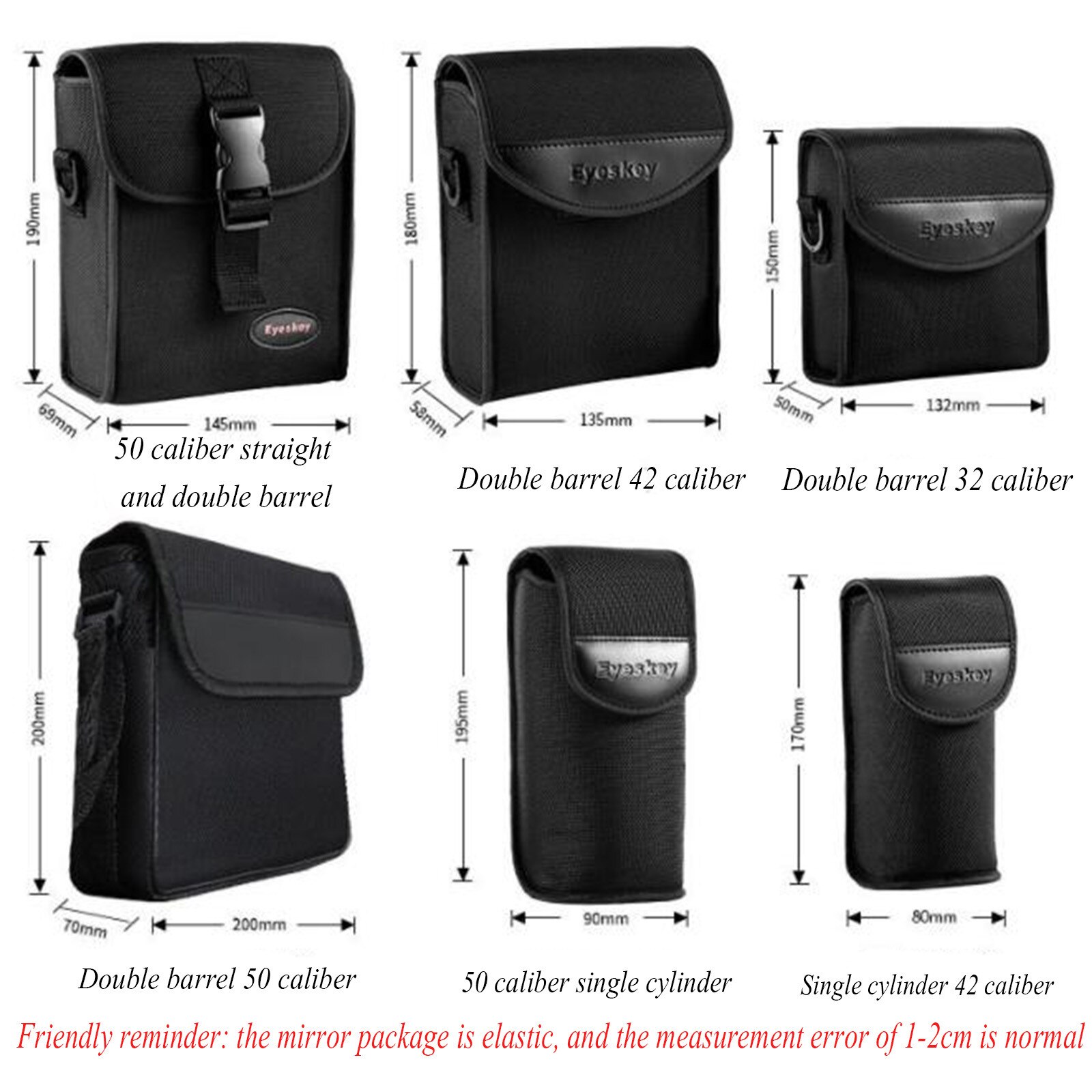 Telescope Universal Bag Case With Shoulder Strap Storage Bag Double Single Cylinder Telescope Storage Bag Travel Case #ZER