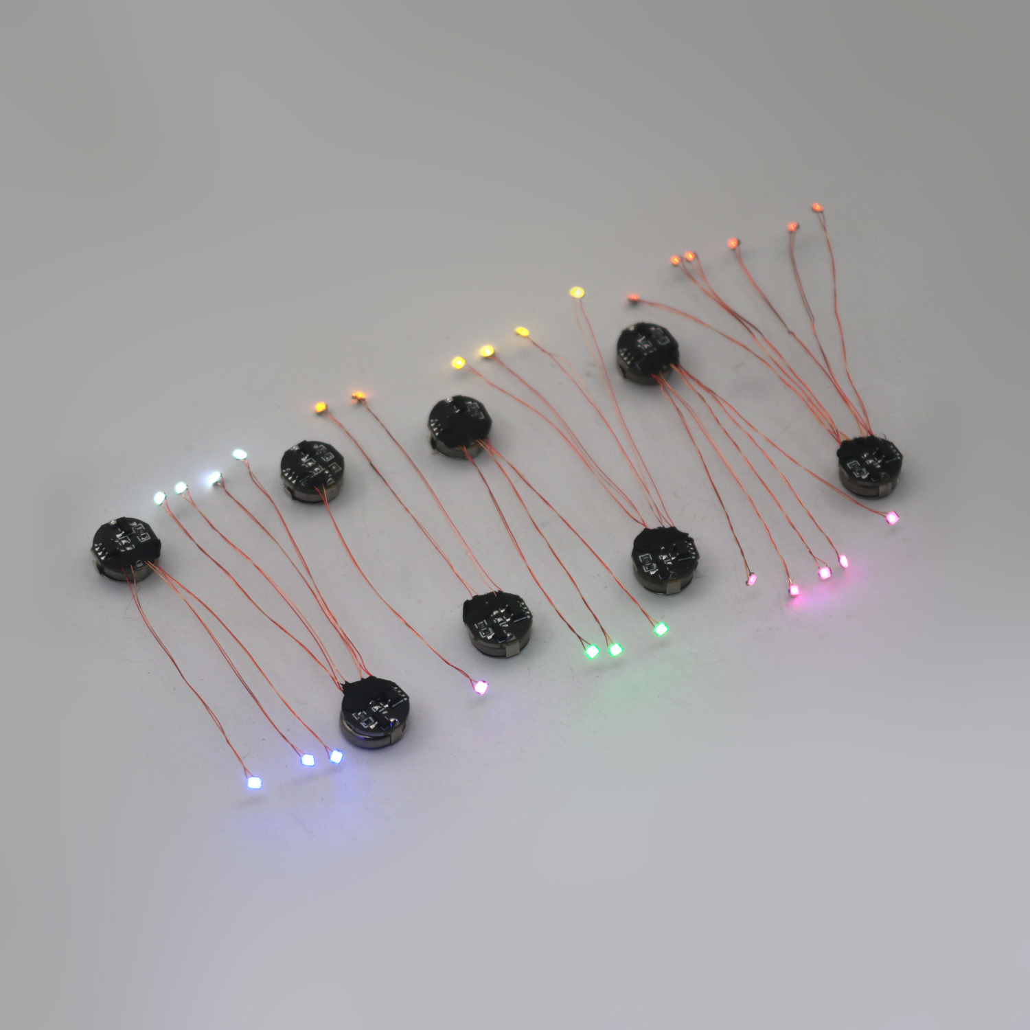 Wired 5cm Magnetic Control Lamp Led Magnetron Light Model W Battery Diy Car Toys Lighting Diorama Gunda Robots Christmas Tree