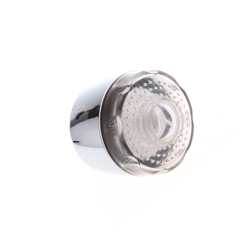 Plastic Led Blauw Kleuren Licht Kraan Hoofd Met Adapters