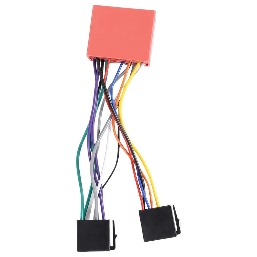 Conector de arnés de cableado para coche Mazda, accesorio de Radio estéreo de 13 Pines, estándar ISO, resistente a altas temperaturas y durabilidad