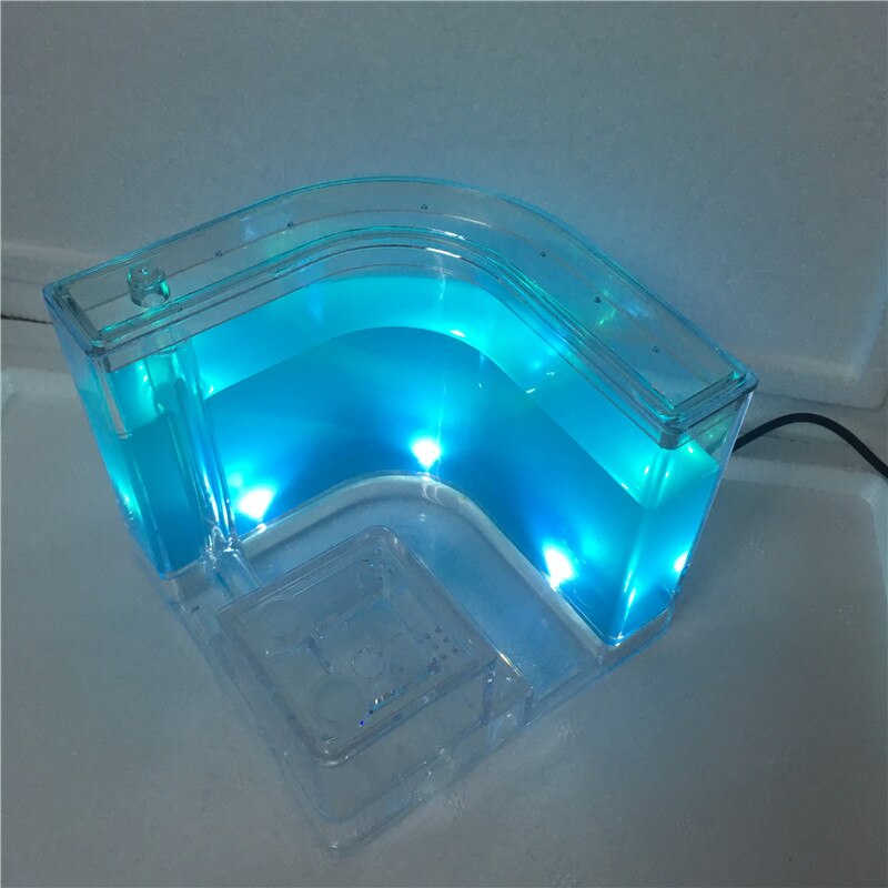 LED Ant Farm Home Ecological Insect Ecology Box Science Educational for Children Ants Pet Toys Reptile 6 Colors Ant Nest: blue LED