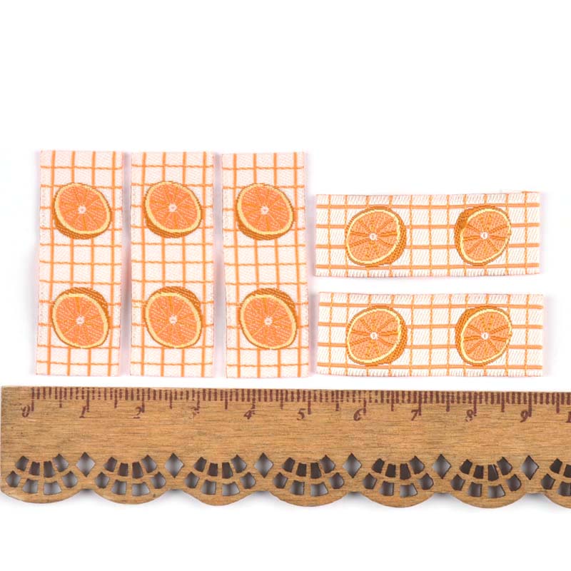 50 pz Carino ananas/Arancio Frutta Mista Etichette per Cucire Vestiti Borse FAI DA TE Ricami etichetta Indumento Accessori Fatti A Mano c2889: Rame antico