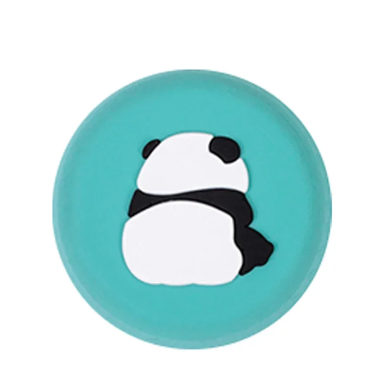 2 Stuks Muur Protector Deurklink Bumper Guard Stopper Anti-Slip Sticker Zelfklevende Rubber Leuke Dier Deur Crash pad Stopt: 13