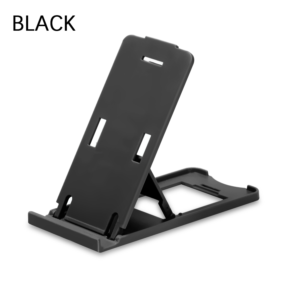 Soporte Universal portátil para teléfono, soporte para Tablet PC, soporte ajustable de cinco grados, herramienta plegable Multicolor de aprendizaje, accesorio para teléfono: black