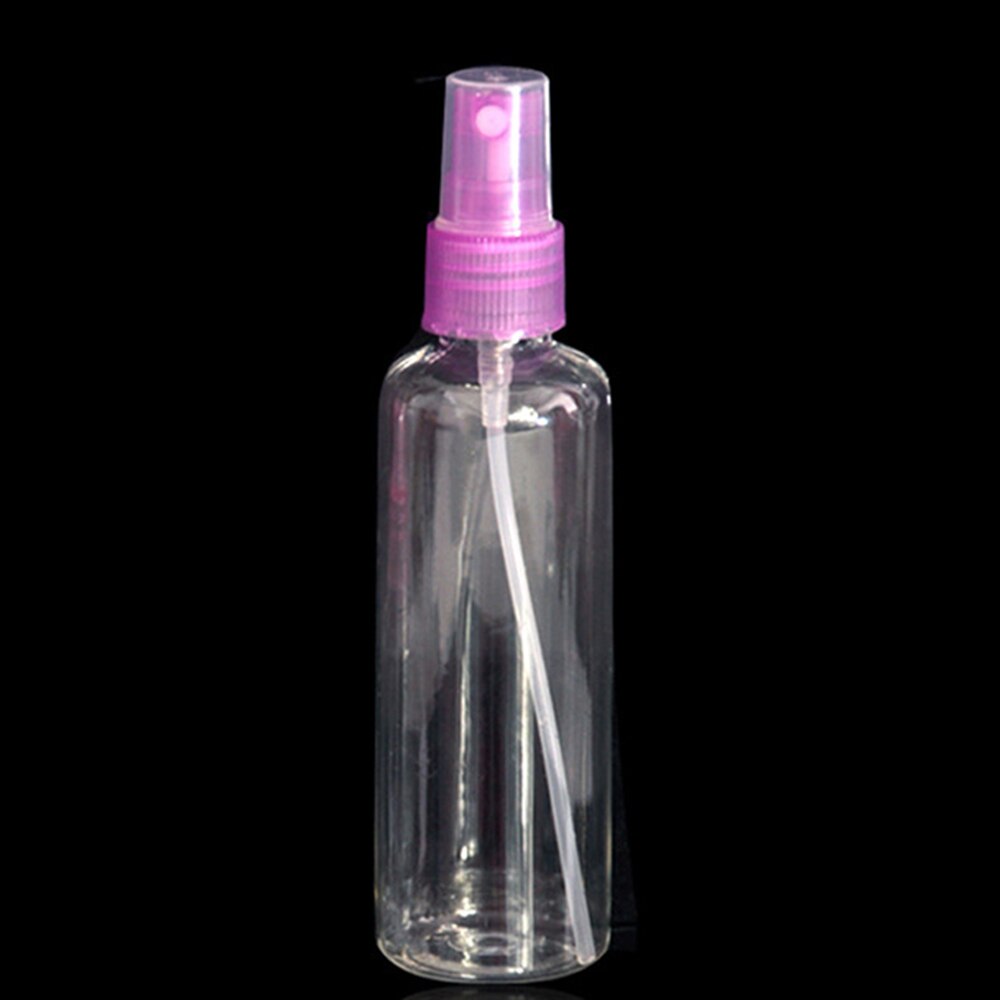 1pc 30/50/100ml Travel Transparent Plastic Perfume Atomizer Small Mini Empty Spray Refillable Bottle Cosmetic Sample Container