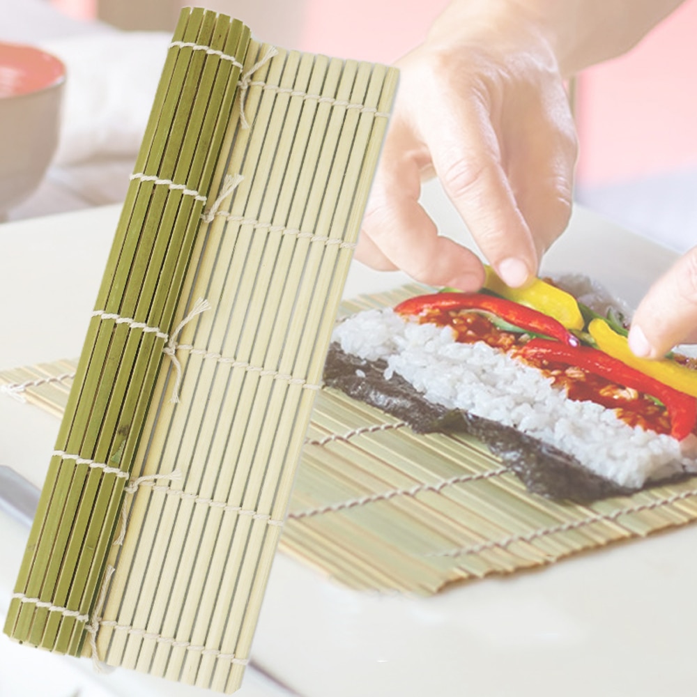 Sushi Rolling Roller DIY Sushi Mat Japanese Sushi Maker Tools Rice Roller Chicken Roll Kitchen Hand Maker Kitchen DIY Accessorie