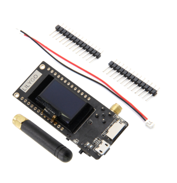 LoRa32 V2.1_1.6 versión 433/868/915Mhz ESP32 LoRa OLED 0,96 pulgadas tarjeta SD Bluetooth WIFI módulo inalámbrico ESP-32 SMA: Rojo