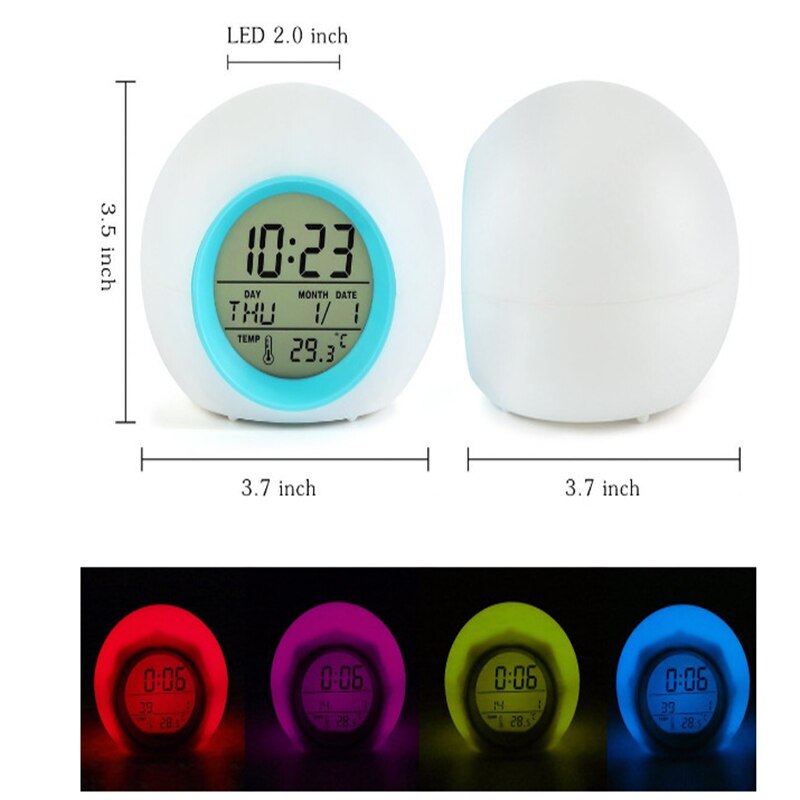 Wakeup Light Alarm Clock Sunrise/Sunset Luminous Digital Clock digital alarm clock Night Light Touch Control Table Clocks