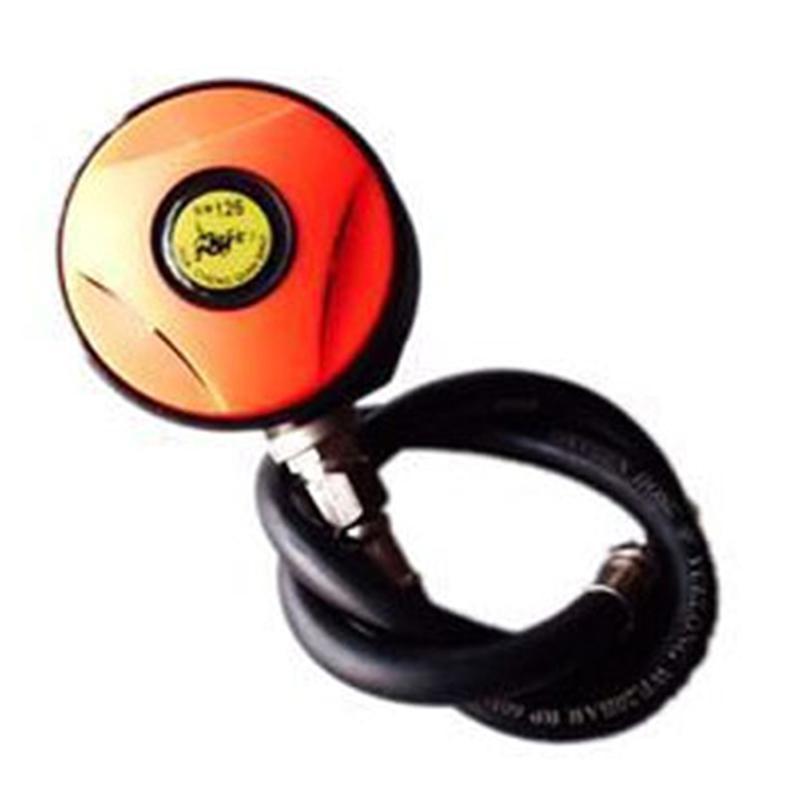 2nd atemregler für unterwassertauchen, oktopus-atemregler, mundstück, schlauch, zubehör: Orange
