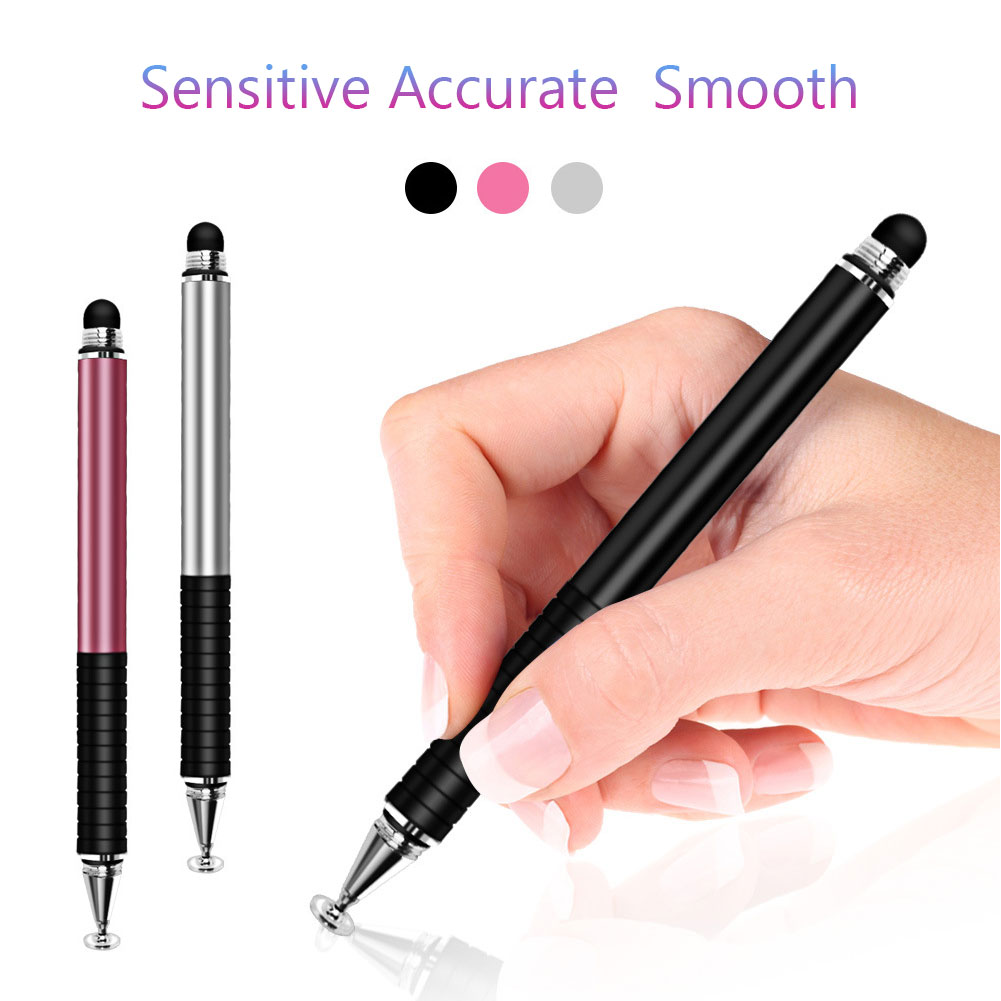 Universele 2 In 1 Stylus Pen Voor Telefoon Tablet Touch Pen Tekening Capacitieve Scherm Pen Potlood Voor Smartphone Smart Android pennen