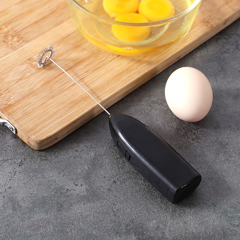 1PC Electric Milk Frother Egg Beater Kitchen Drink Foamer Whisk Mixer Stirrer Coffee Cappuccino Creamer Whisk Frothy Blend: D