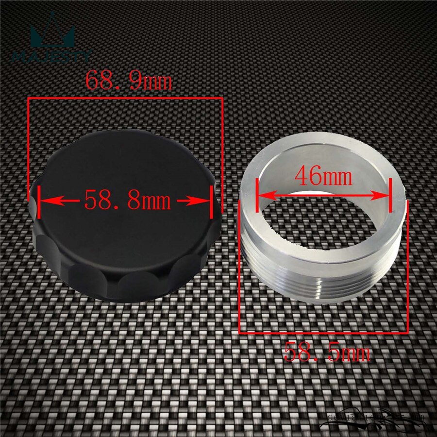 1 Uds 2 "50,8mm soldadura de aluminio en el cuello de relleno y tapa de aceite, combustible, tanque de agua