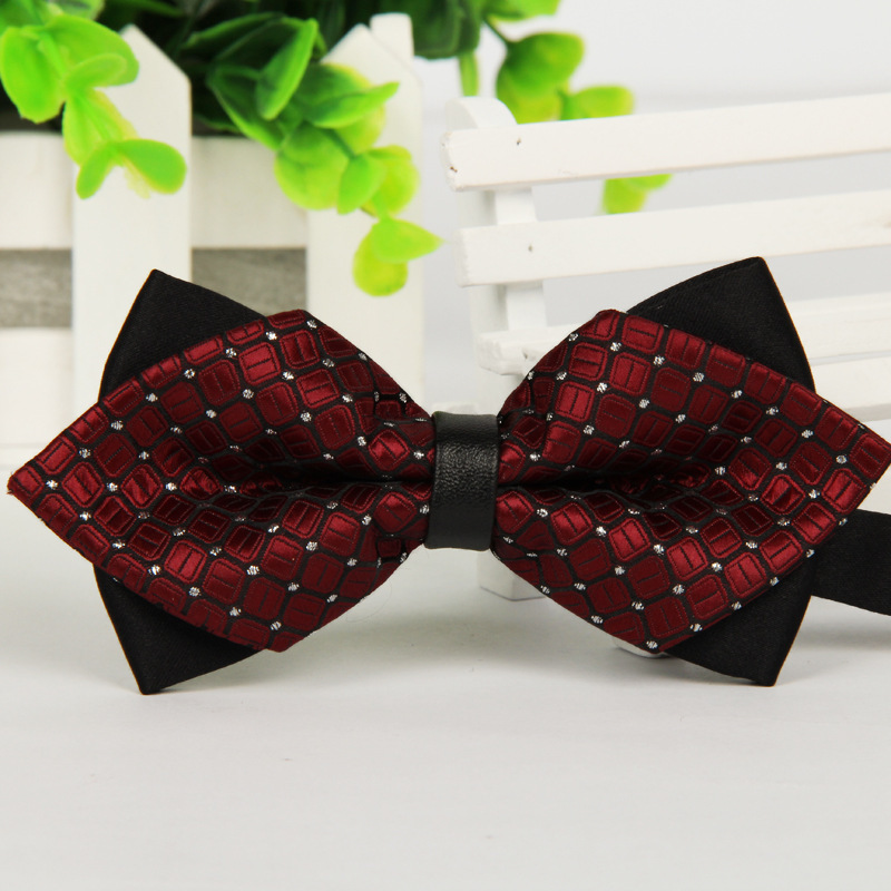 Simple Men's Suit Bow Tie For Groom Wedding Party Men Formal Wear Business Cravat Bow tie Clothing Accessories: 08