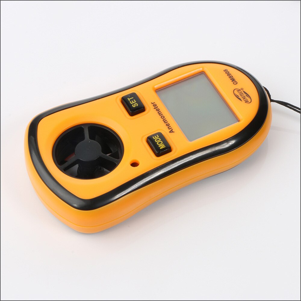 Benetech Anemometer Digitale Handheld Wind Gauge Meter Luchtsnelheid Temperatuur Anemometer GM8908 0-30 M/s Wind Meter