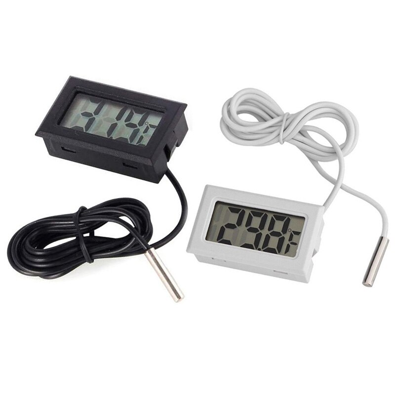 Mini Waterdichte Lcd Digitale Thermometer Aquarium Elektronische Precisie Aquarium Temperatuur Handig Meetinstrument Met Probe