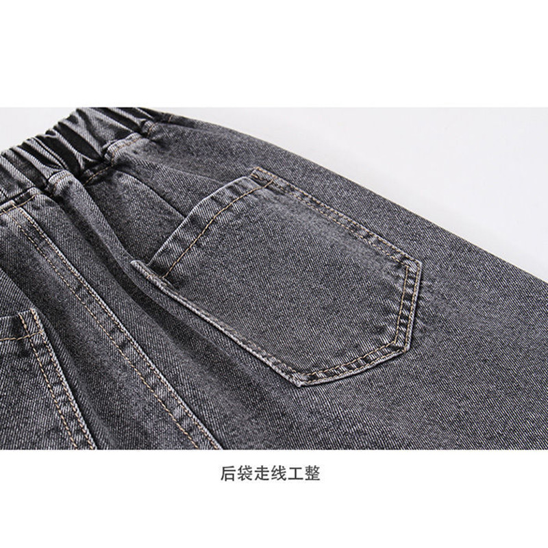 Pantalones vaqueros azules coreanos para niñas y adolescentes, pantalón largo de pierna ancha, para primavera, 4, 5, 6, 8, 9, 10, 12, 14 y 16 años