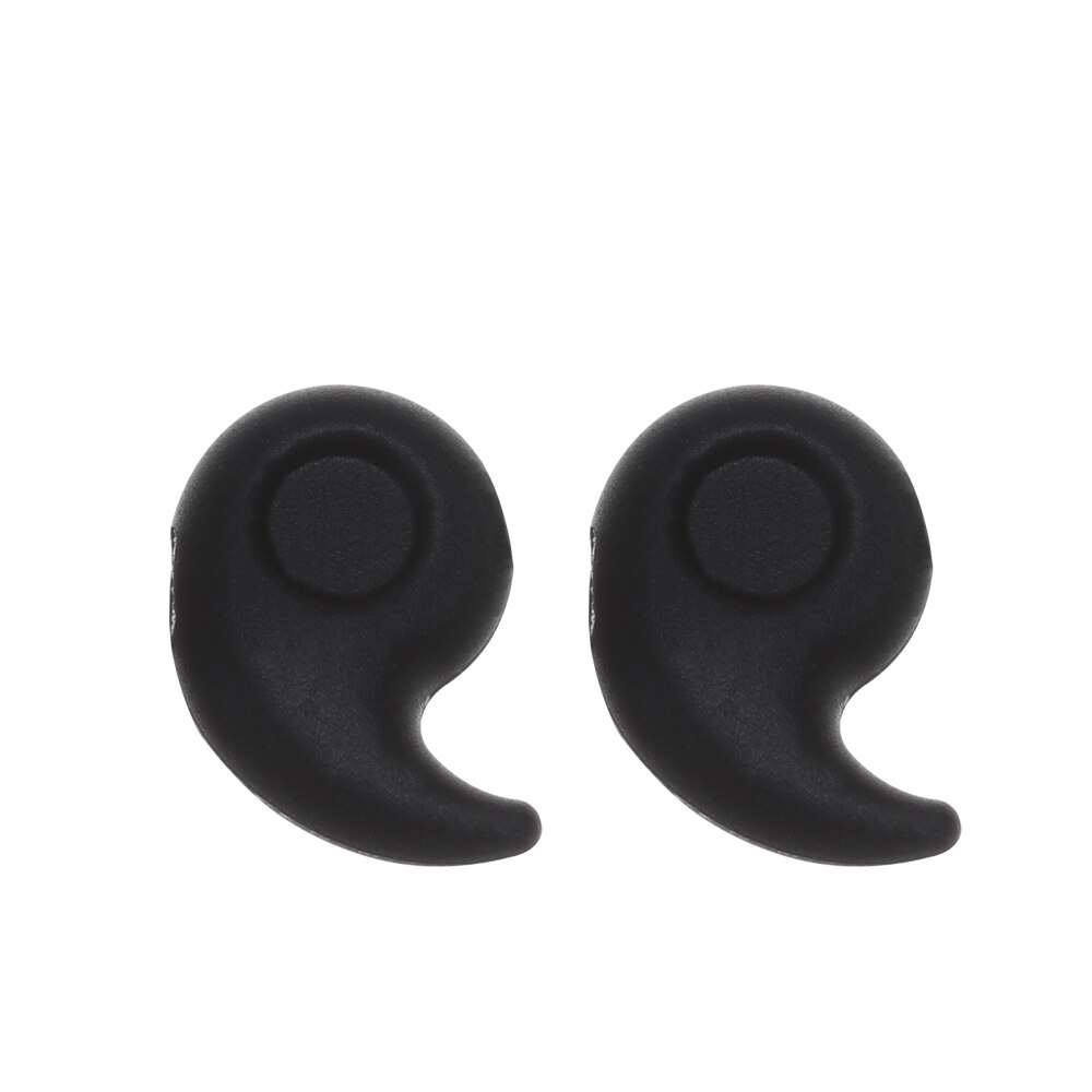 2Pair Glasses Ear Hook Soft Silicone Anti Slip Ear Hook Spectacle Sports Fixed Leg Grip Temple Holder Eyeglasses Accessories: Black