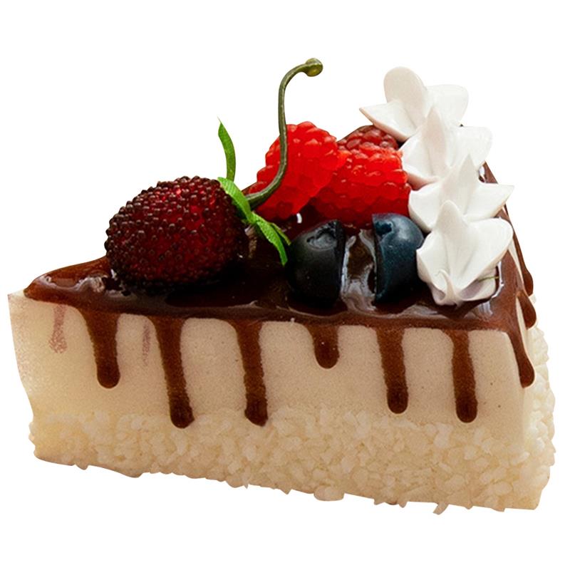 Mini pastel decorativo Triangular Artificial, modelo de comida, postre, fotografía, decoración del hogar, artesanías: 4