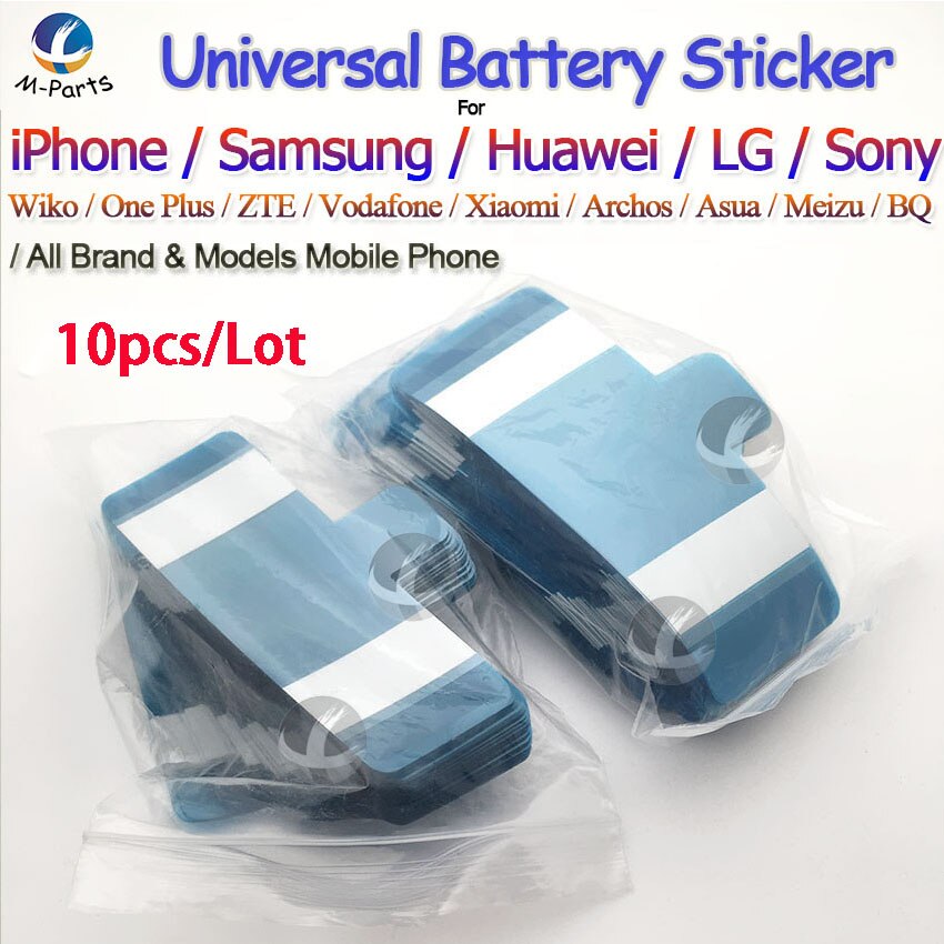 10 Stks/partij Universele Batterij Sticker Voor Iphone Samsung Huawei Etc Alle Mobiele Telefoon Te Trekken Track