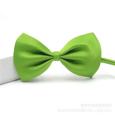 Corbatas de mariposa para hombre y niña, pajarita para boda para , accesorios de lazo liso caramelo,: j