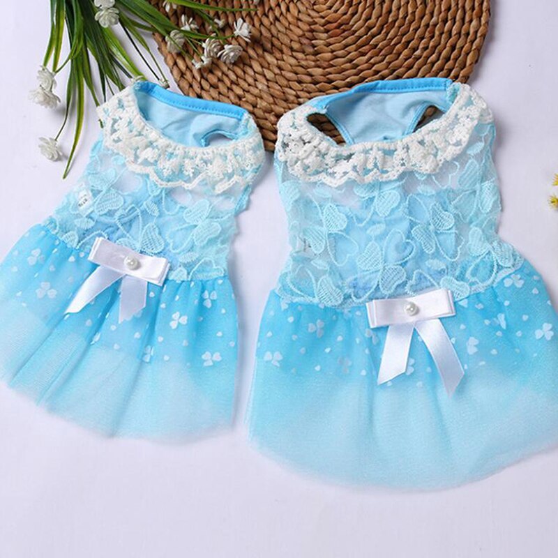 Vestido para perros Primavera Verano ropa para perros pequeños para perros ropa para mascotas vestidos de tul para gatos