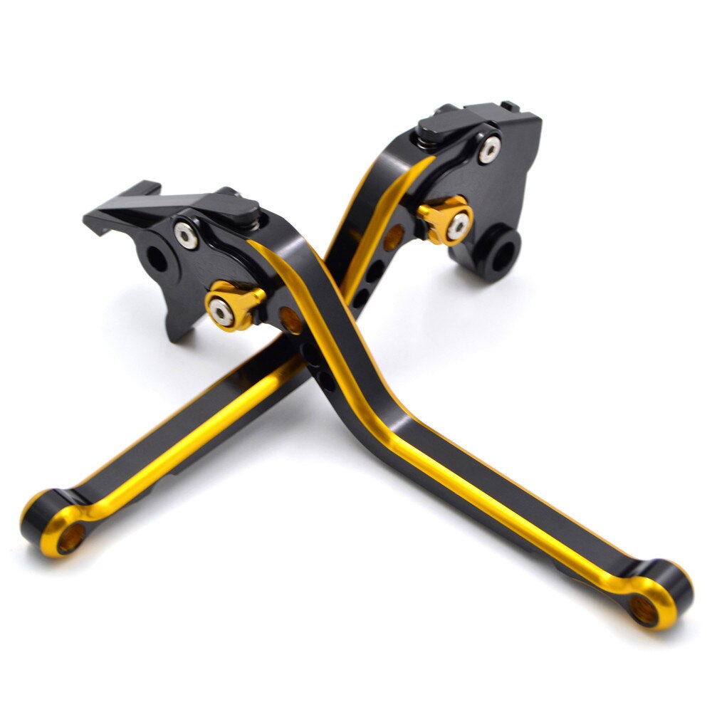 Cnc motorfiets lange remmen koppelingshendels set voor ktm 690 duke r: Goud