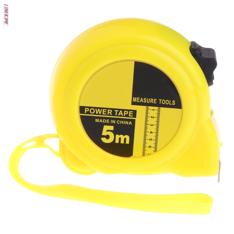 1/1.5/3/5/7.5/10M Intrekbare Meetlint 3-Way-Lock Metric Rubber Meetlint Regel: E  5M