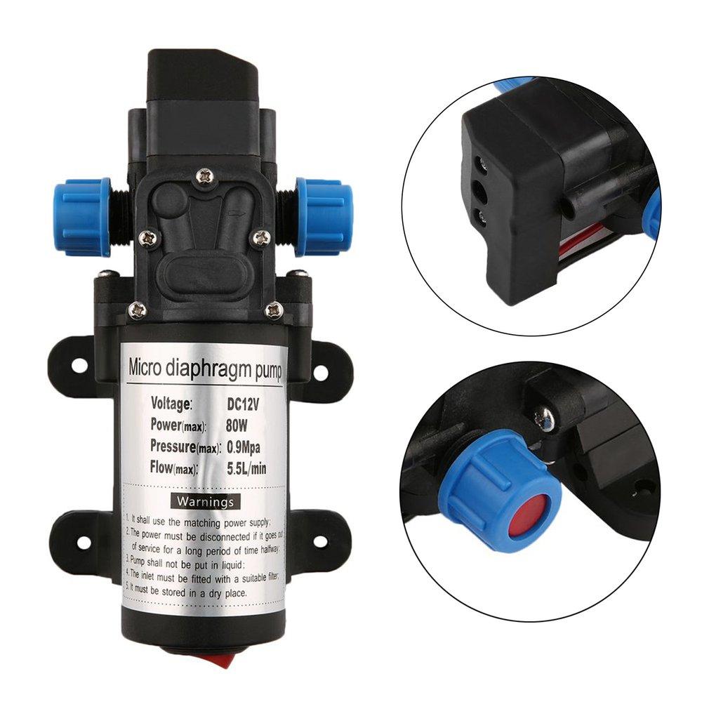 DC24V80W Hoge Druk Zelfaanzuigende Elektrische Auto Draagbare Wassen Wasmachine Water UN