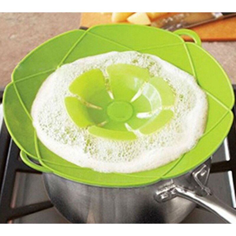 Silicon Pot Lid Spill Stopper Pot Lid Food Safety Grade Pot Lid Household Cooking Multi-function Splash Lids Kitchen Accessories