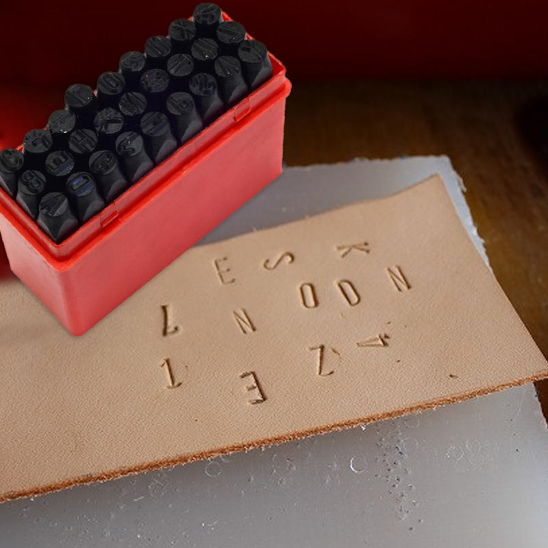 Letter Stamp Punch Set Hardened Steel Metal Alphabet Letter Wood Leather Punch Tool Craft LXY9