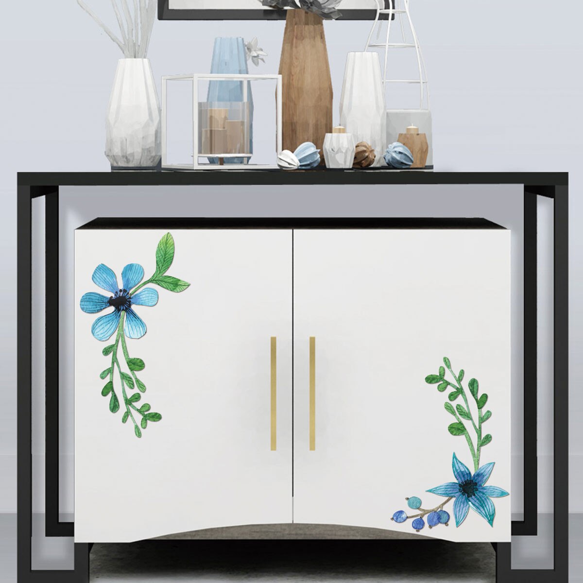 Decoratieve Schilderkunst Bedroomliving Kamer Tv Stickers Muurschildering Absorberend Antislip Voetstuk Deksel Wc Cover Bad