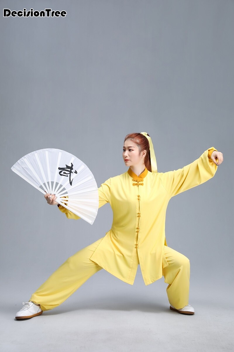 Ropa de tai chi para adultos, uniforme de algodón wushu, kung fu, traje de artes marciales de wing chun, ropa de ejercicio,
