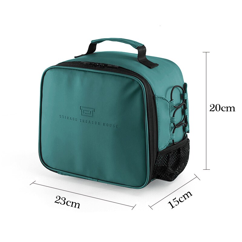 Sereqi novo portátil isolado quente ou saco térmico comida piquenique saco, feminino crianças masculino coleção de alimentos viagem acessórios