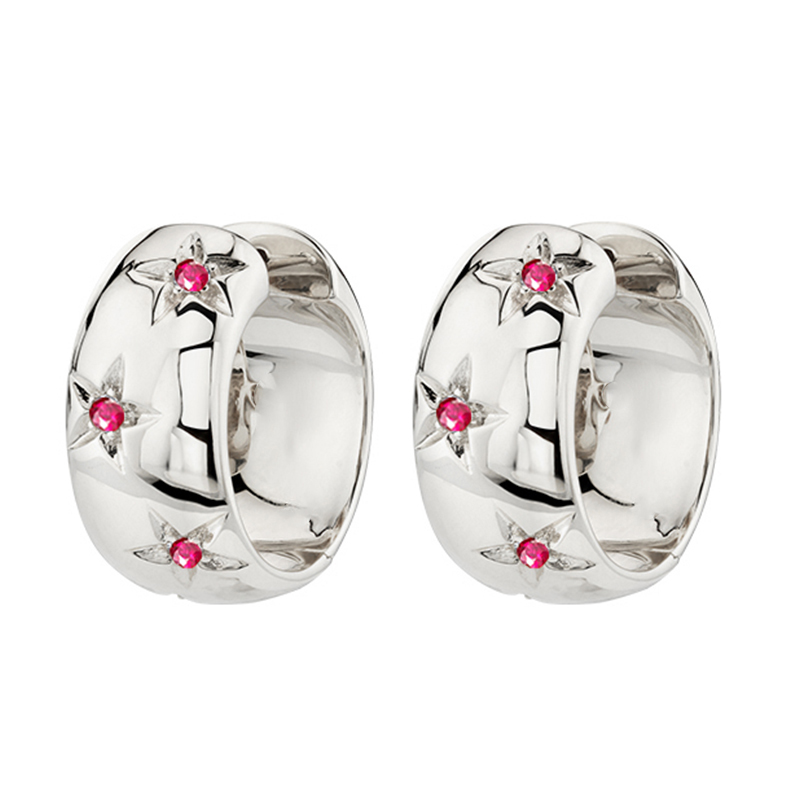 TIANDE-pendientes de aro grandes de Color dorado para mujer, aretes con Piercing circular y estrella de circón fino, accesorios de joyería para: Color amarillo claro