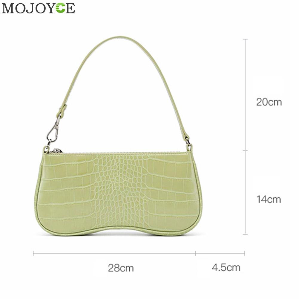 Moda jacaré padrão bolsa totes senhora do escritório ocasional pequeno ombro underarm bolsa senhora menina sacos de embreagem com zíper portátil