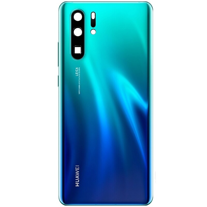 Original Back Housing Replacement for HUAWEI P30 Pro Back Cover Battery Glass with Camera Lens adhesive Sticker: Aurora Blue