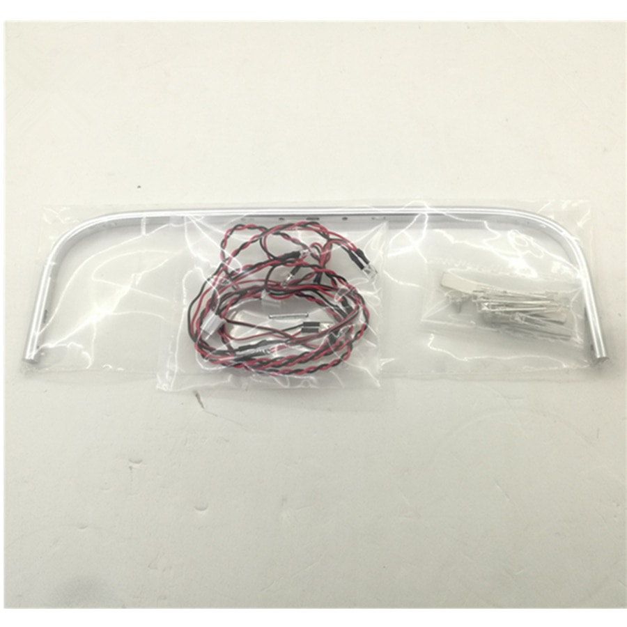 Rc legetøj model lastbil karosseri led-lys bar til tamiya 1/14 skala fjernbetjening traktor trailer 56360 tilbehør dele