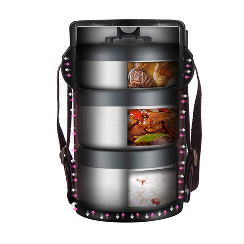 Tianxi Roestvrij Staal Voedsel Heater Japanse Lunchbox Keuken Voedsel Doos Draagbare Picknick Bento Box
