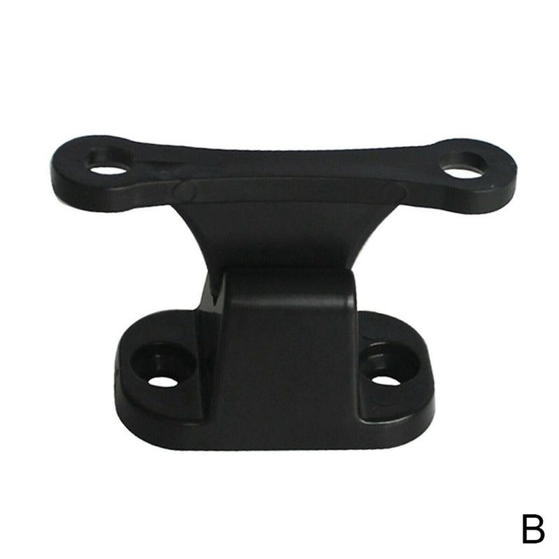 2pcs Caravan Door Catch Retainer Holder RV Motorhome Boat Door Lock Stopper Clip Latch Camper Door Retainer Holder Accessories: black