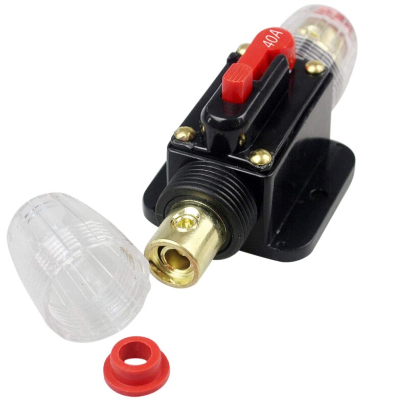 12v dc 20a-100a amp billjud video solenergi inline strömskydd strömbrytare säkringshållare försäkring strömbrytare säkerhet