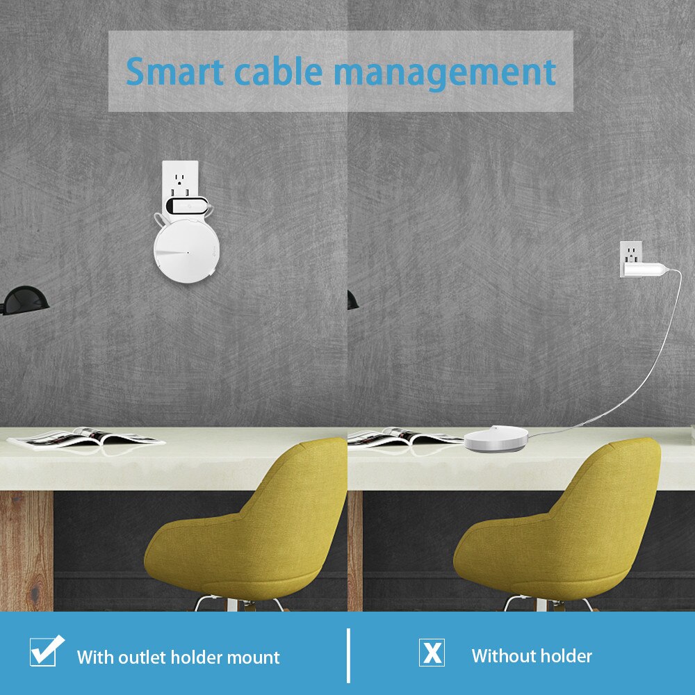 Vægmonteret holder til tp-link deco  m5 hele hjemmet mesh wifi system robust vægmonteringsbeslag loft til tp-link deco  m5 wifi