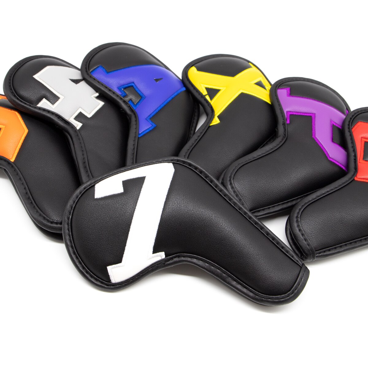 Colorful Number Golf Iron Head Covers Iron Headovers Wedges Covers 4-9 ASPX 10pcs