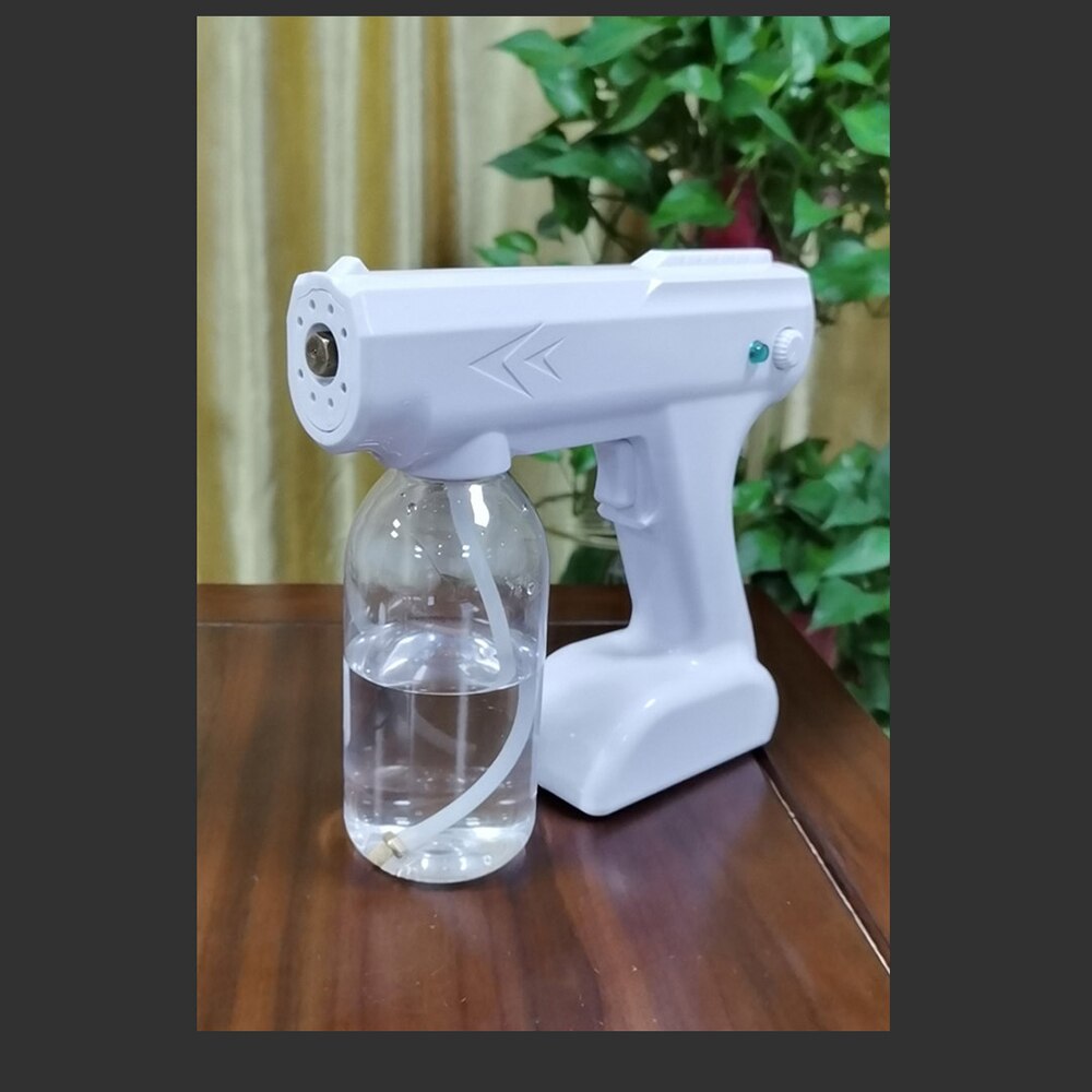 Wireless Electric Sprayer Sanitizer 800ml Fogger Disinfectant Machine Handheld Rechargeable Nano Steam Atomizer With Blue Light