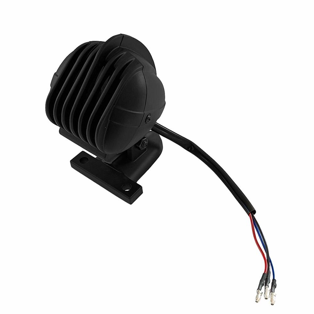 Feu arrière de moto Vintage cuotm, feu de stop pour Chopper Bobber, robuste: Black Bulb Type