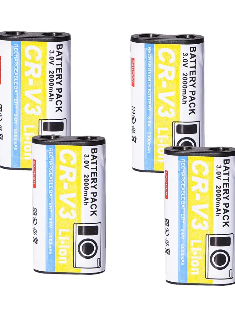 2000mAh CR-V3 CR V3 Battery + DC Charger for Olympus LB01 CRV3 LB-01 C3000 C3040 40Z C-2100UZ C-211 C-211Z C-3000 C-3030 C-3030Z: Pink