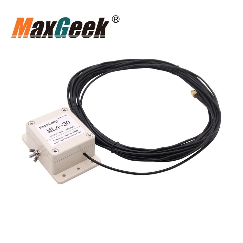 Maxgeek MLA-30 Active Loop Antenna Active Receiving Antenna 100KHz-30MHz for Medium Wave Shortwave Radio