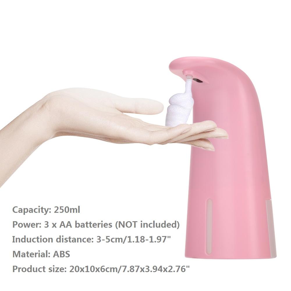 Automatic Foam Soap Dispenser Infrared Sensing Soap Dispenser Automatic Induction Soap Dispenser For Bathroom Kitchen: D