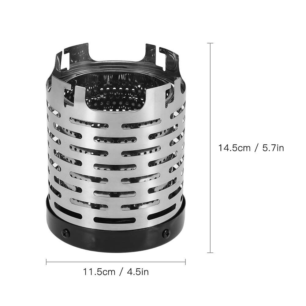 Di Campeggio esterna Stufa A Gas Stufa In Acciaio Inox Portatile di Riscaldamento Più Caldo Della Copertura Attrezzature per Outdoor Pesca Caccia