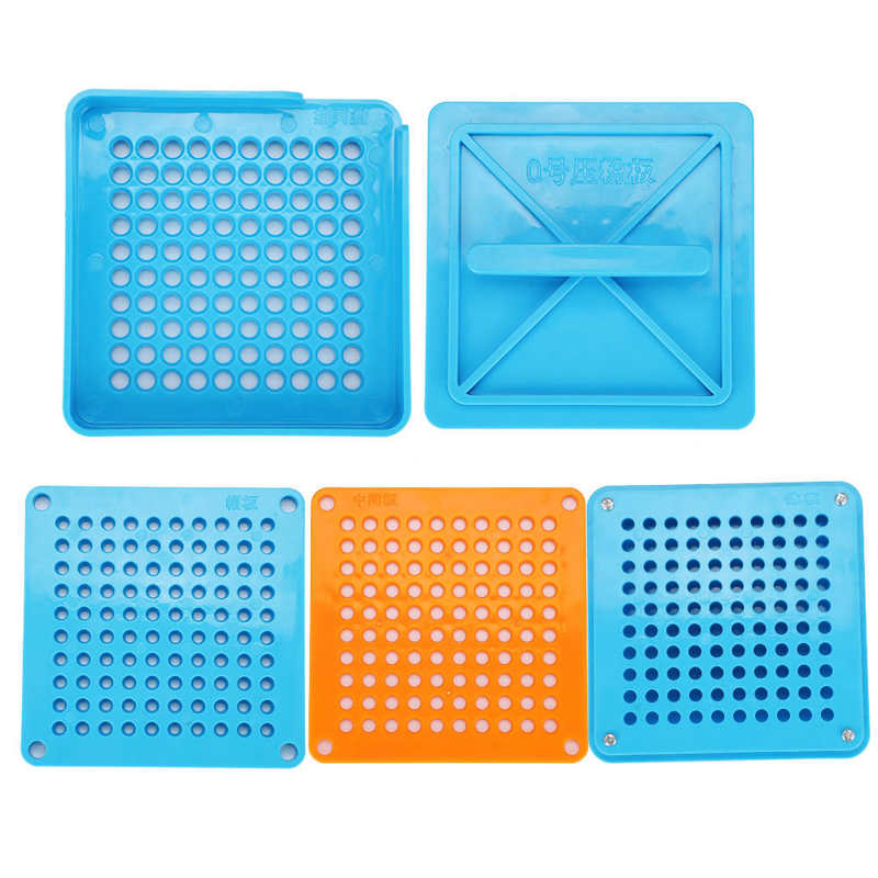 Tablet Storage Capsule Manual Filling Tool 100 Holes Vitamins Coffee Powder Cosmetics Capsules Filler 0# for Medicines